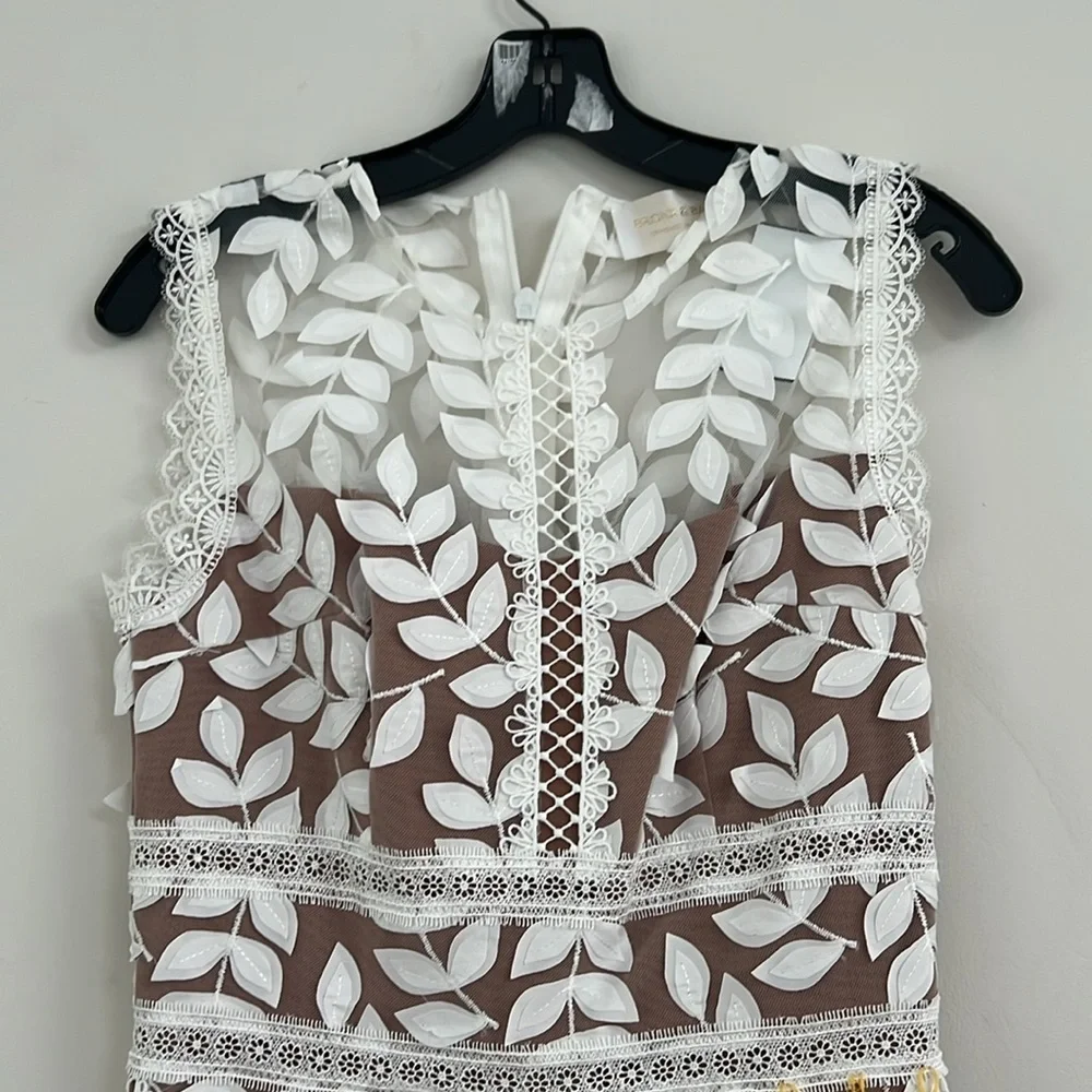 Bronx and Banco White Lace Midi Dress - Picture 6 of 13